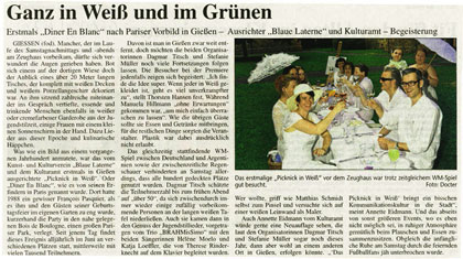 Gieener Anzeiger vom 05.07.2010