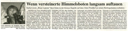 Giessener Anzeiger vom 06.10.2009 