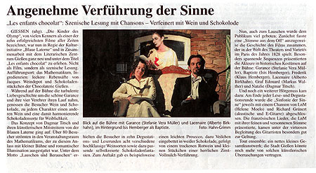 Gieener Anzeiger vom 12.12.2011